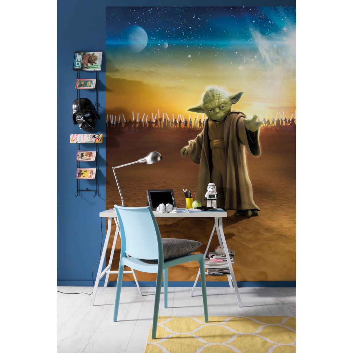 Papier peint Komar - STAR WARS Master Yoda - 200 x 250 cm couleur unique, HEXOA