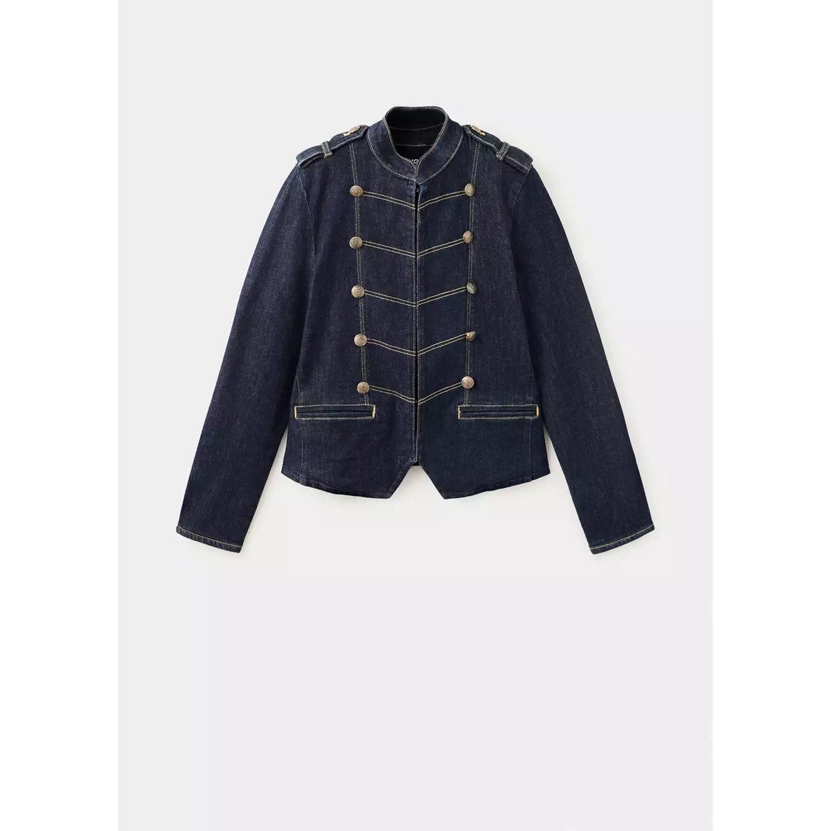 Blouson candela bleu, MANGO