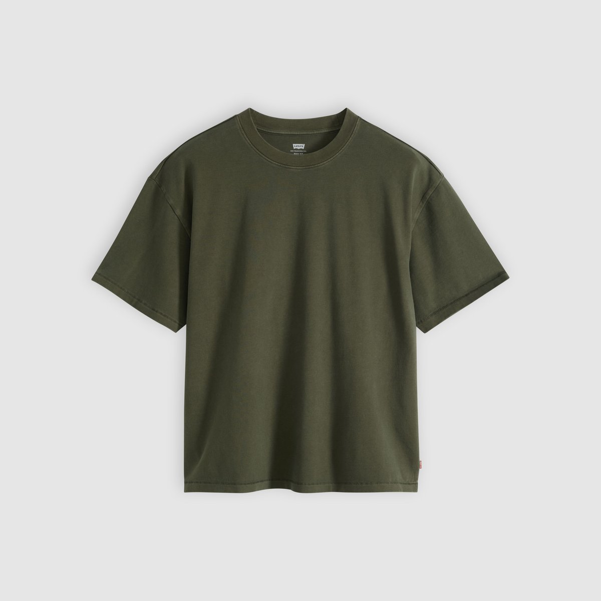 T-shirt Boxy vert - sheen wash rosin, LEVI'S
