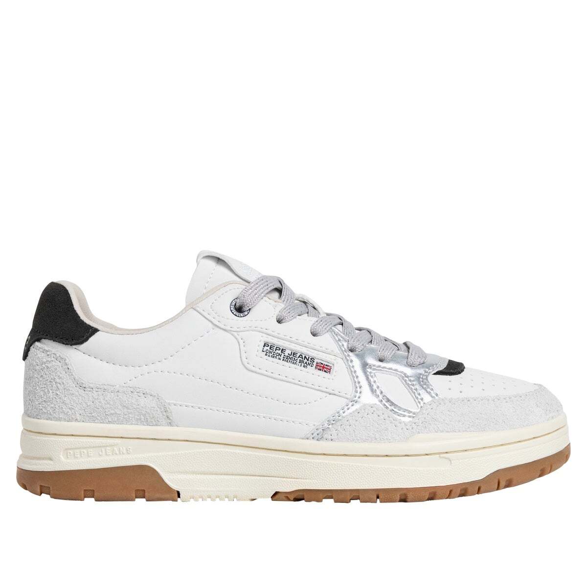 Chester - Baskets Avec Détails En Daim blanc, PEPE JEANS