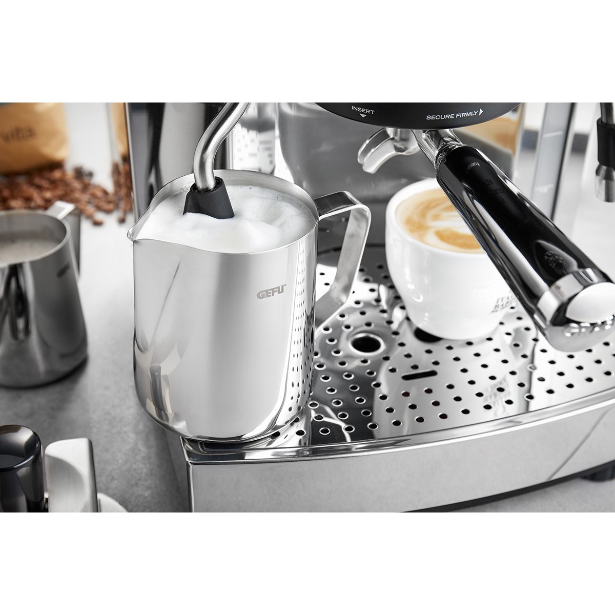 Crémier 350 ml BARISTA argent, GEFU