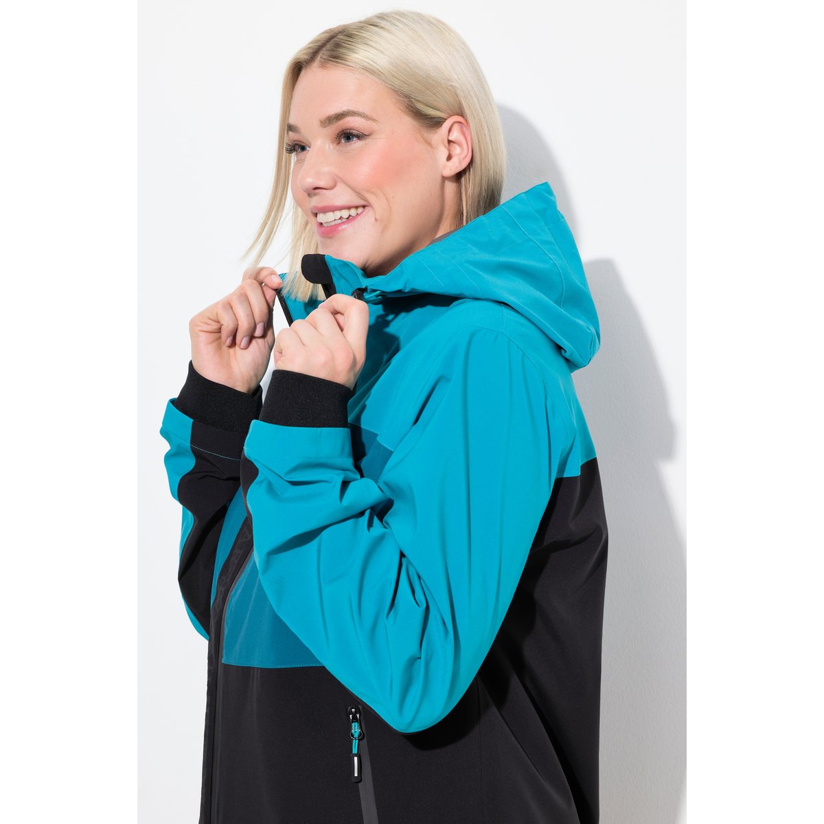 Veste de pluie HYPRAR à capuche noir, ULLA POPKEN