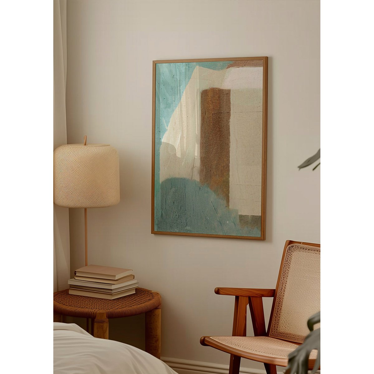 Affiche avec tableau décoratif, 50 x 70 cm vert, AUTRE TON