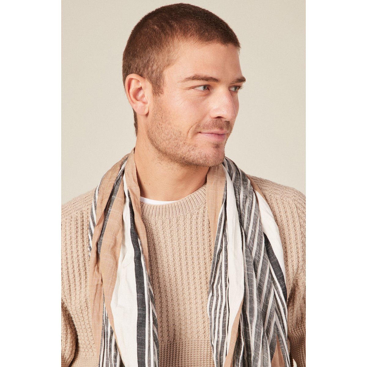 Foulard beige, BONOBO
