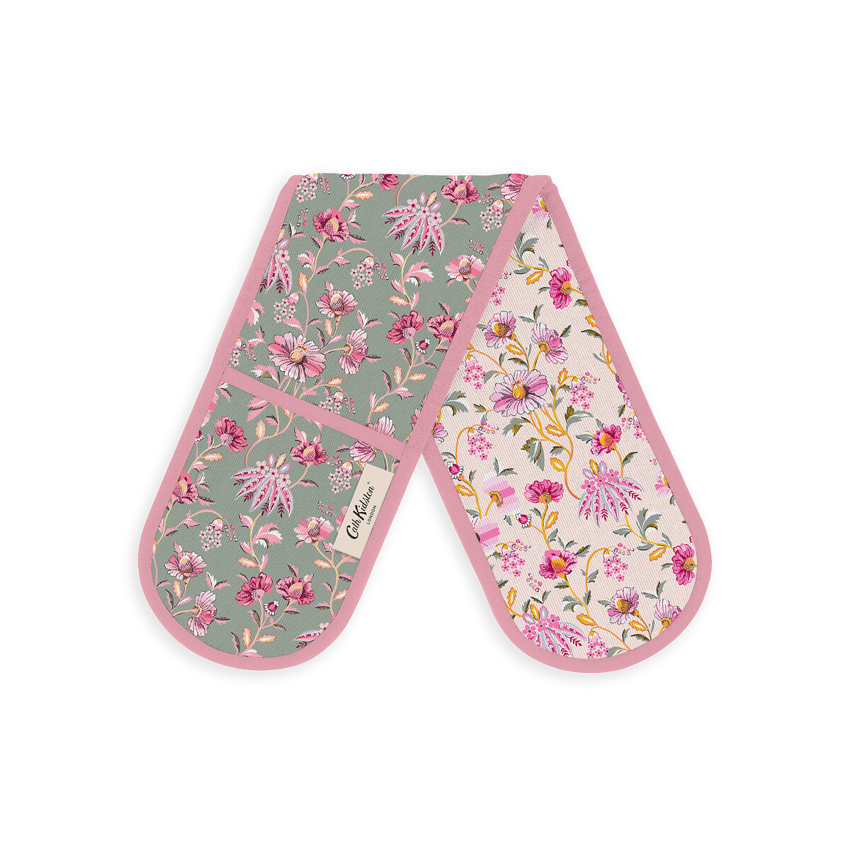 Friendship Gardens Double Oven Glove dark green/light green, CATH KIDSTON