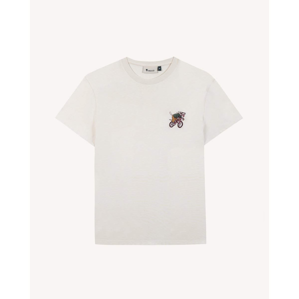 T-shirt en maille écru, FAGUO