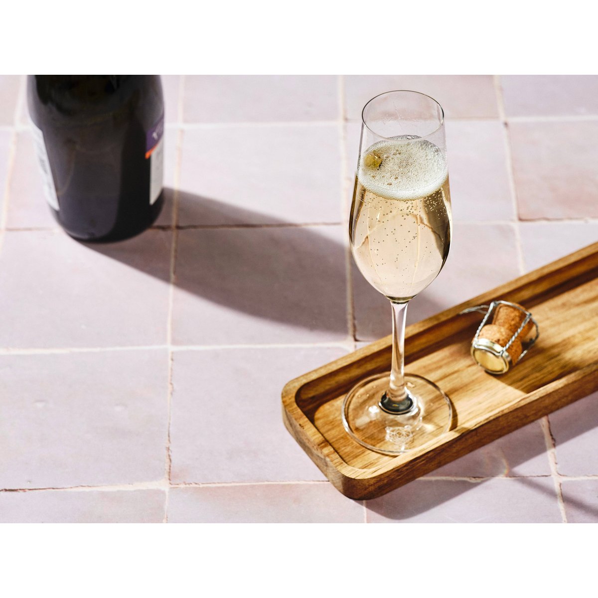 Lot de 24 set complet en cristallin (cristal sans plomb), NUDE transparent, BJORN