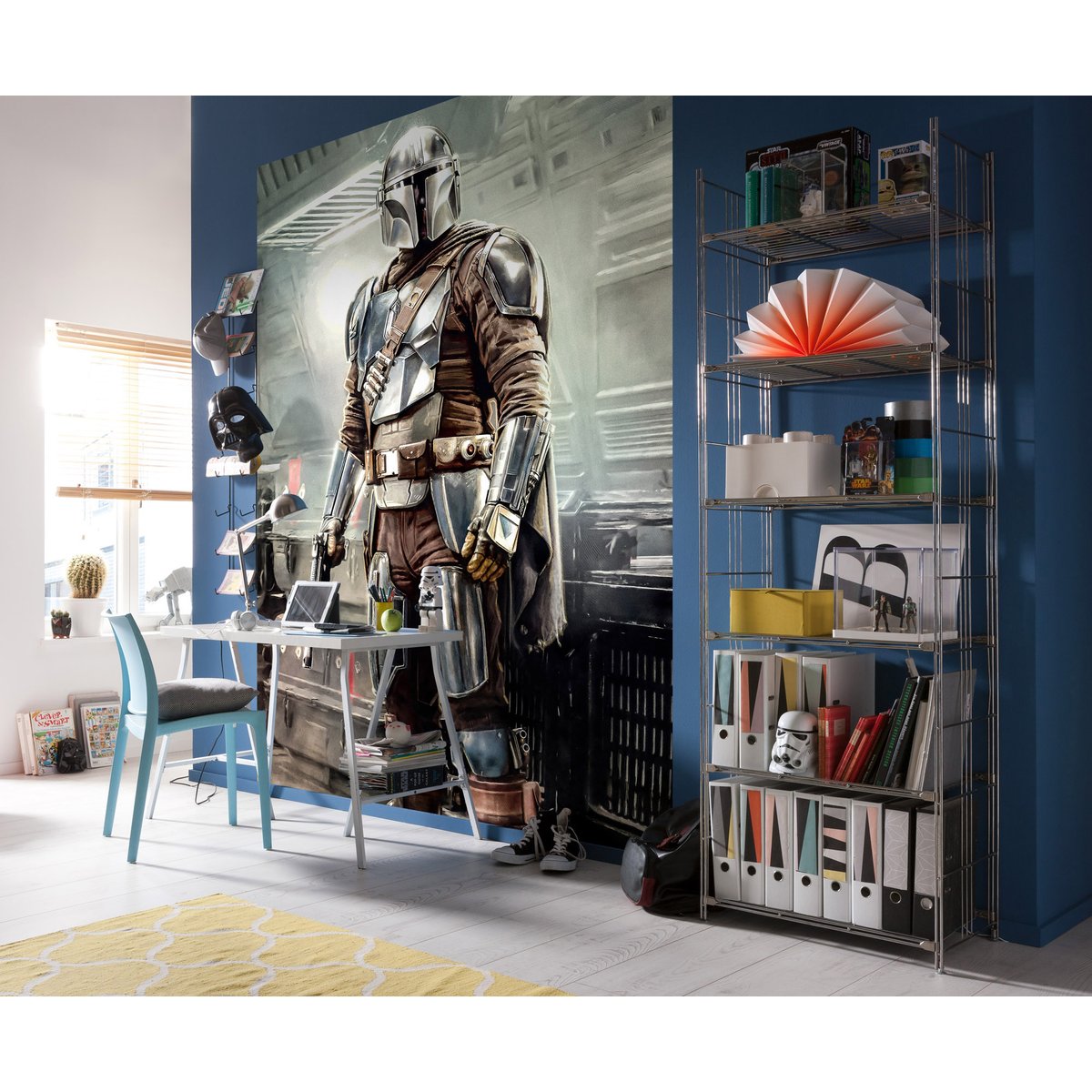 Papier peint Komar - Mandalorian Fight Posture - 200 x 280 cm couleur unique, HEXOA