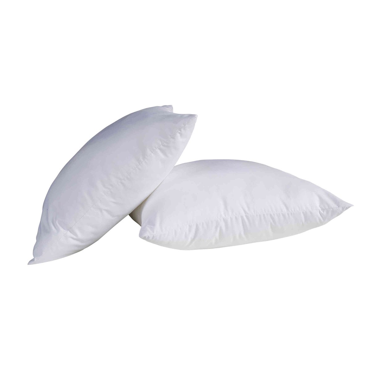 Oreiller confort enveloppe coton (lot de 2) blanc, SOMEO