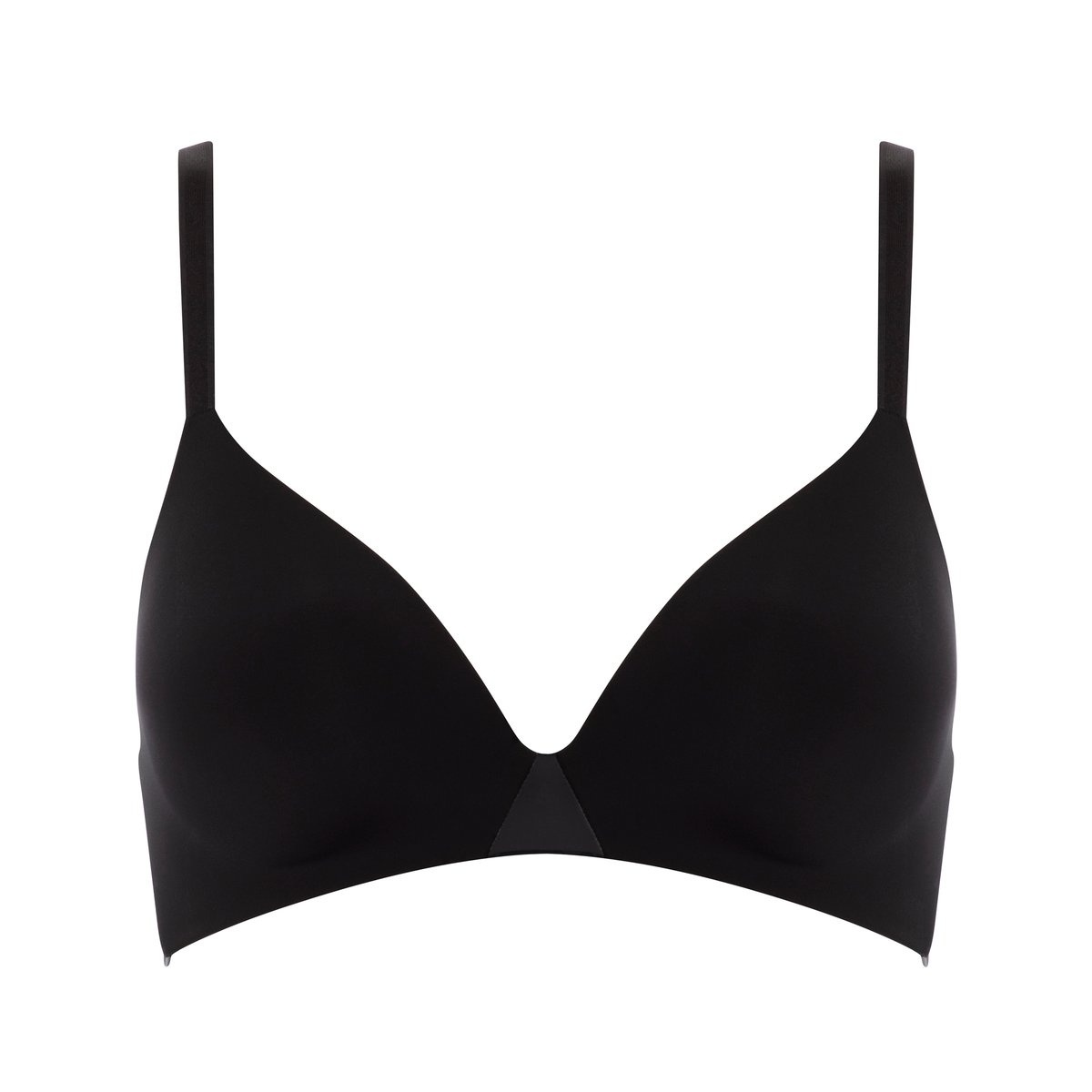 Soutien-gorge sans armature triangle coques ESSENTIALL noir, CHANTELLE