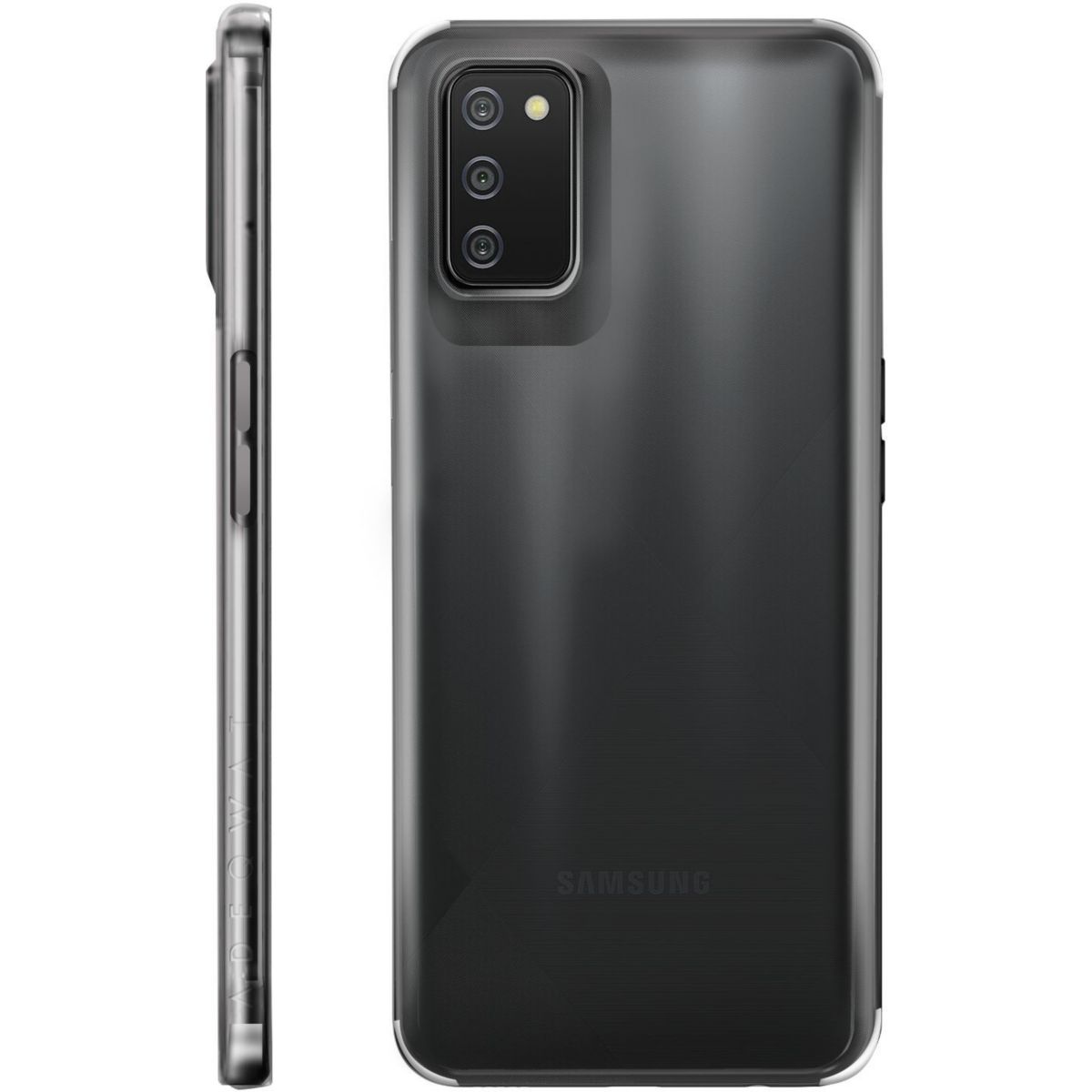 Coque Samsung A03s Antichoc Made In France transparent, ADEQWAT
