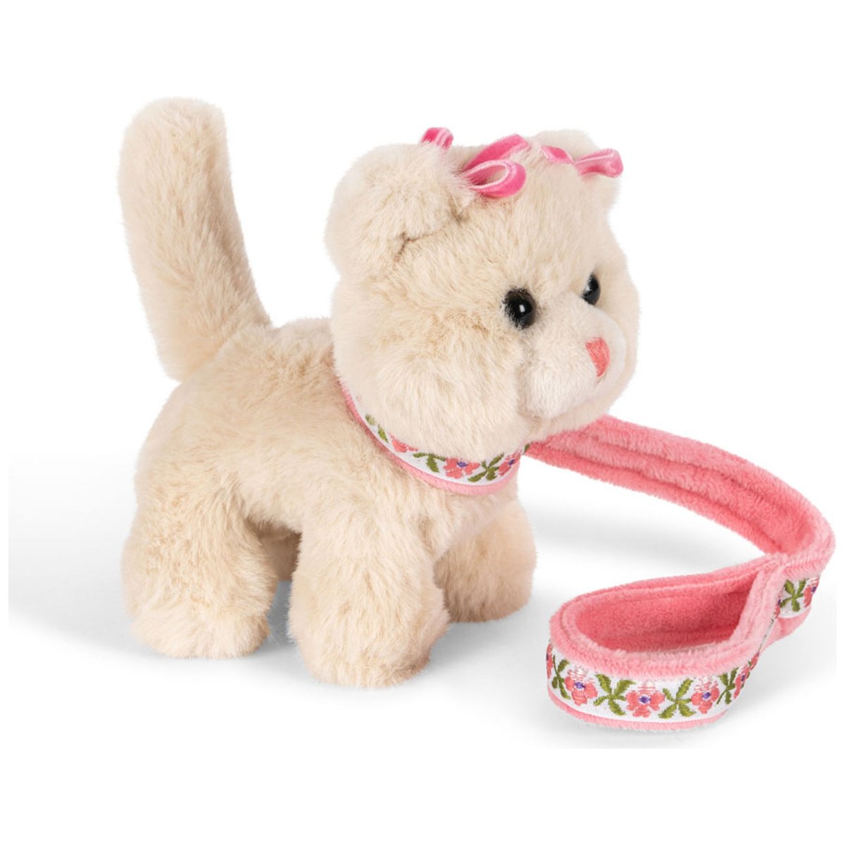 Mini peluche beige, rose, KONGES SLOJD