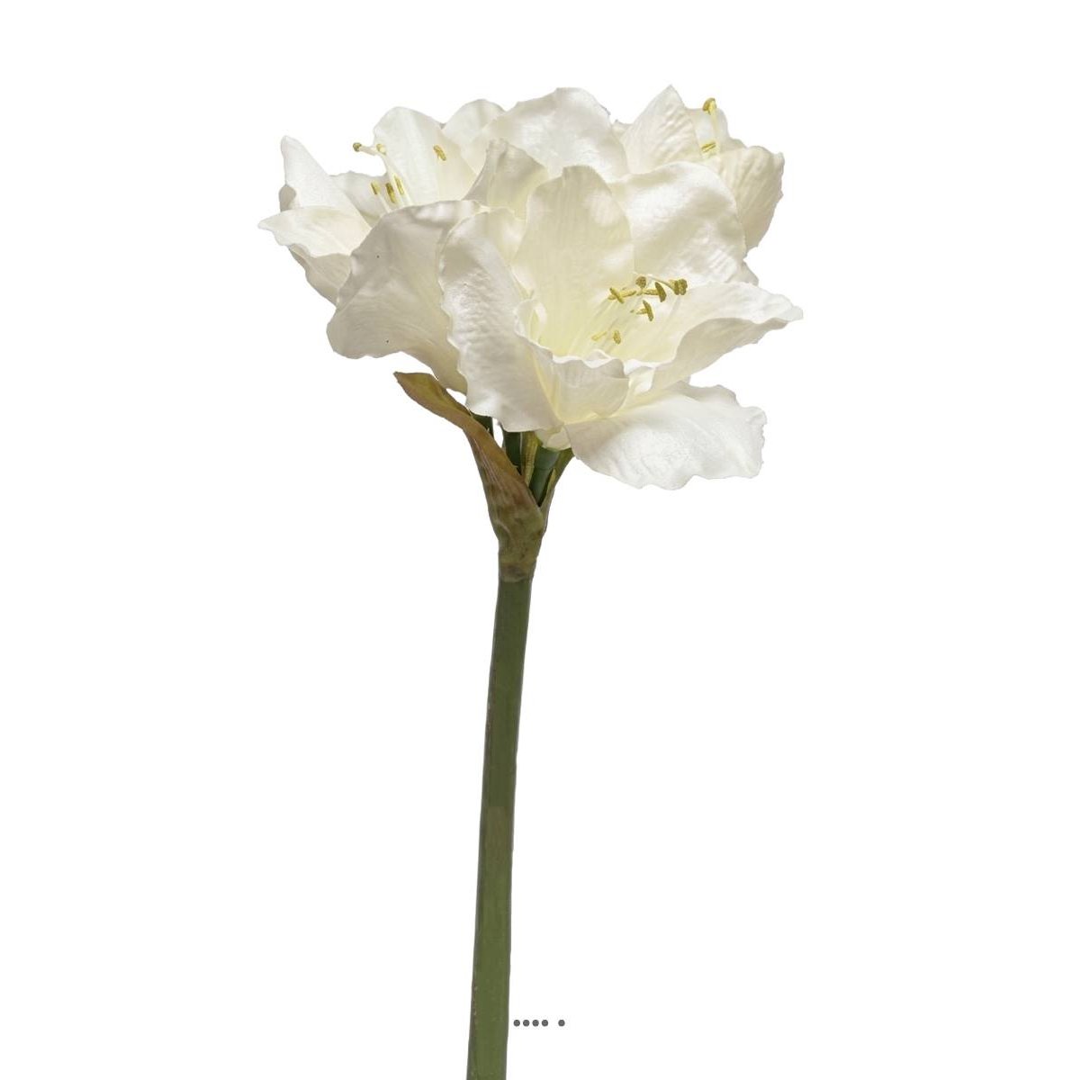 Amaryllis artificiel H 65 cm Superbe Crème crème, ARTIFICIELLES