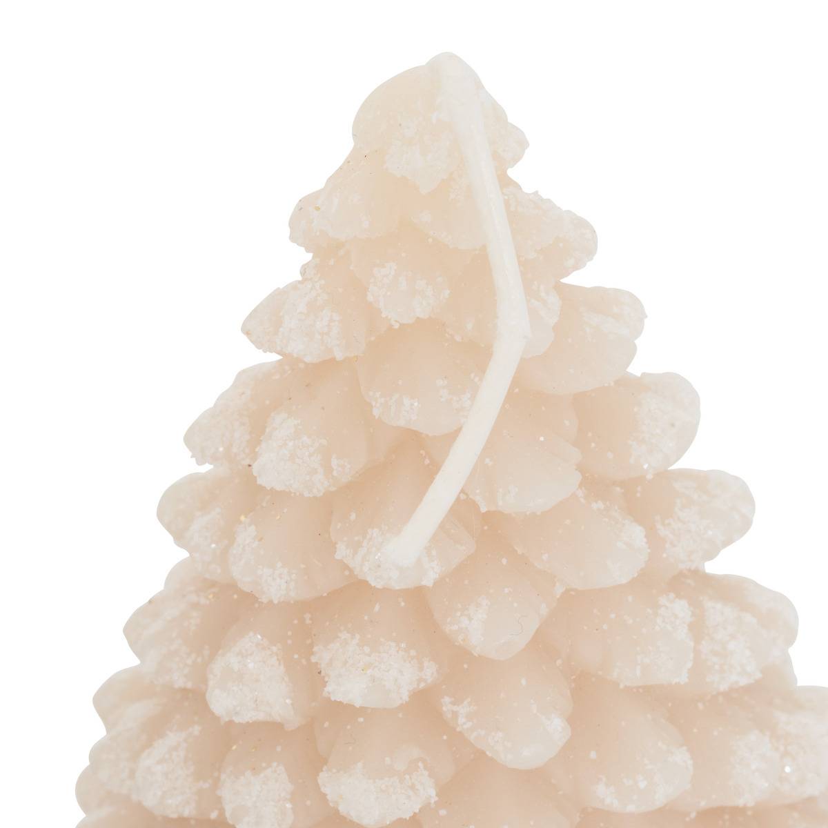 Bougie en forme de sapin H. 15 cm 370 g vert, FEERIC LIGHTS & CHRISTMAS