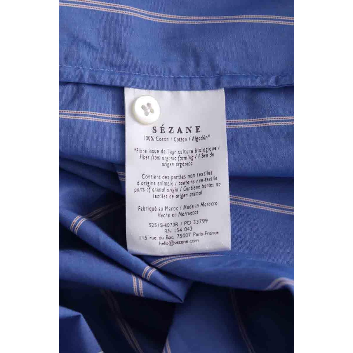 Chemise - Très Bon État bleu, SEZANE