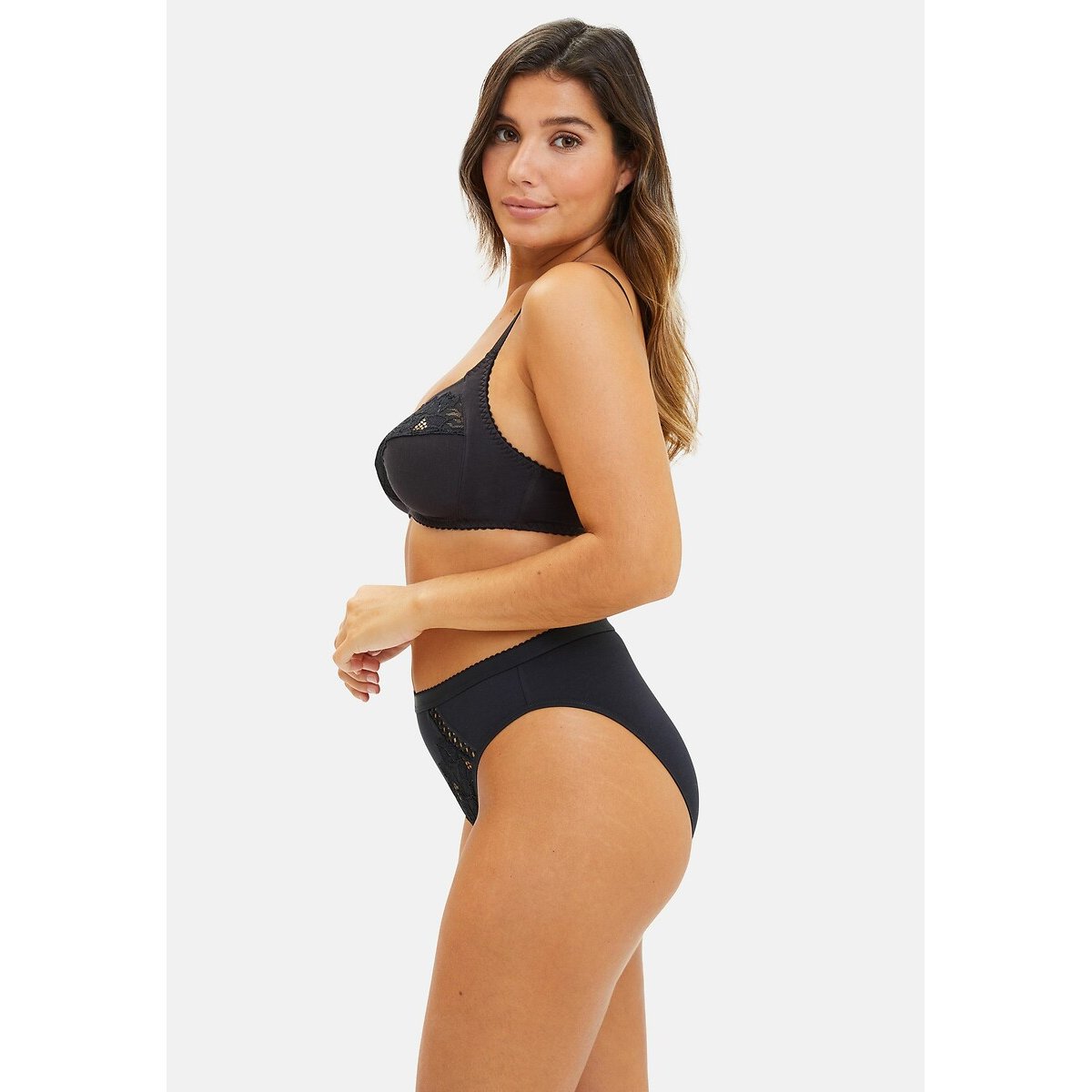 Coton D'Arum Bra Without Underwiring black, SANS COMPLEXE