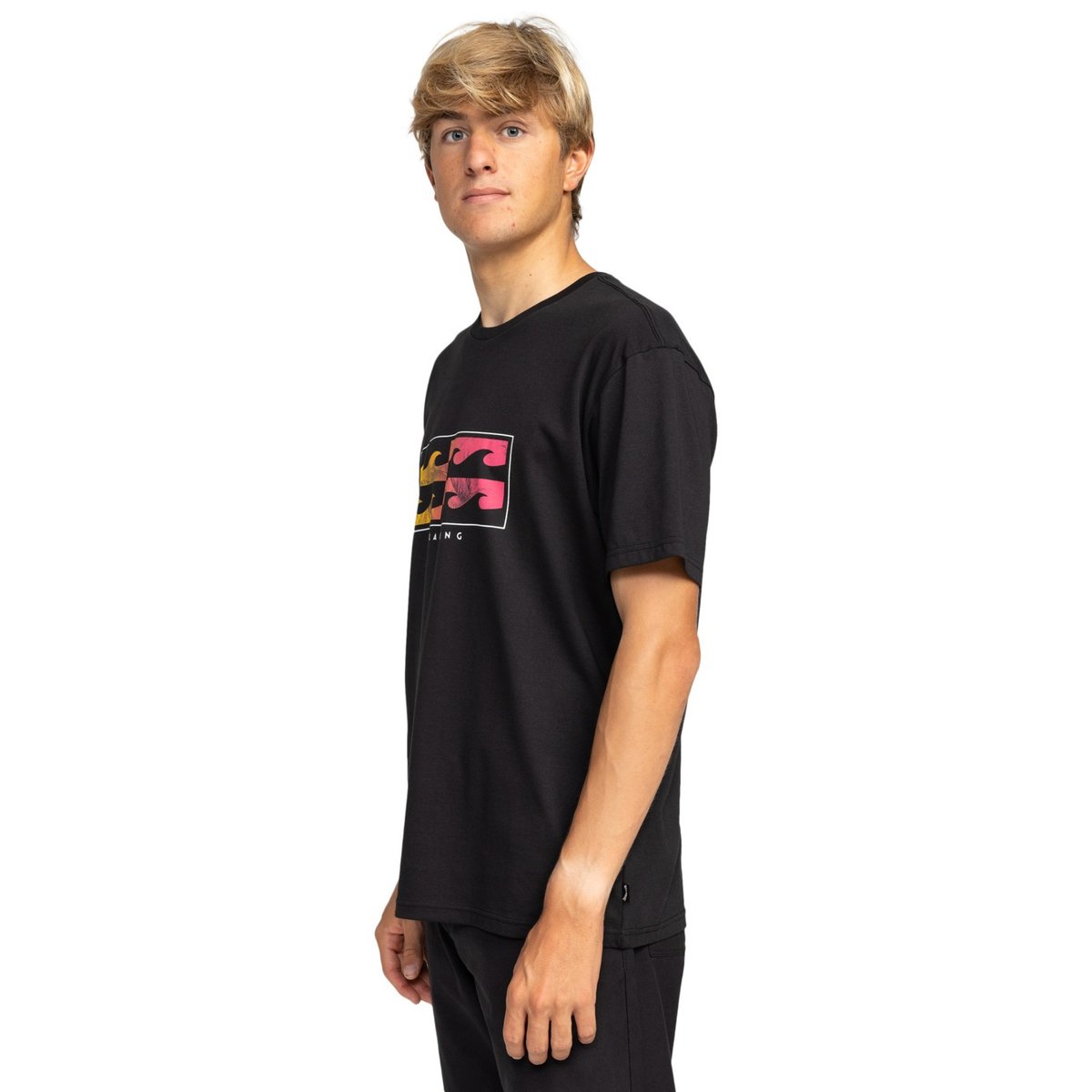 T-Shirt à manches courtes schwarz black, QUIKSILVER