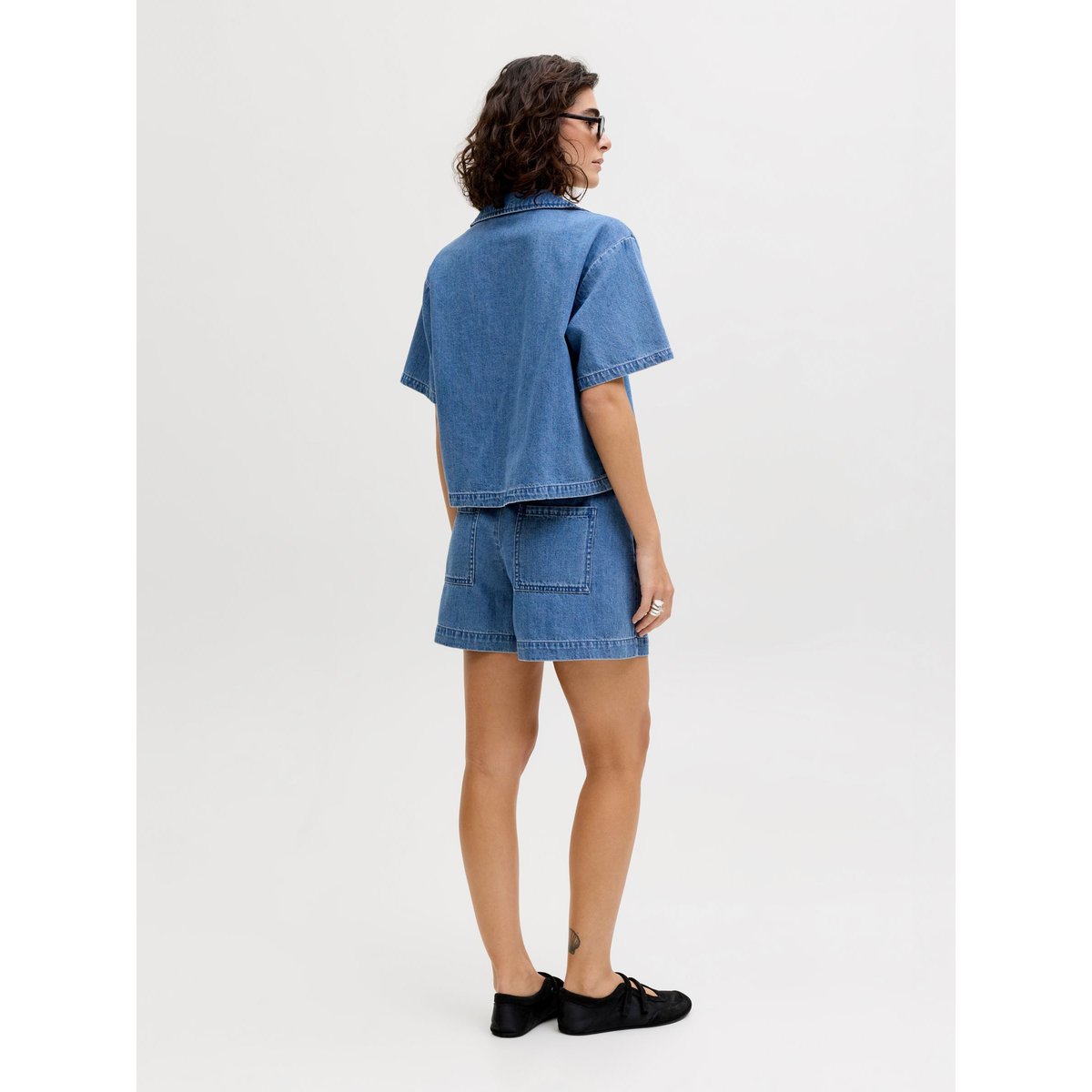 Short medium blue denim 1, JJXX