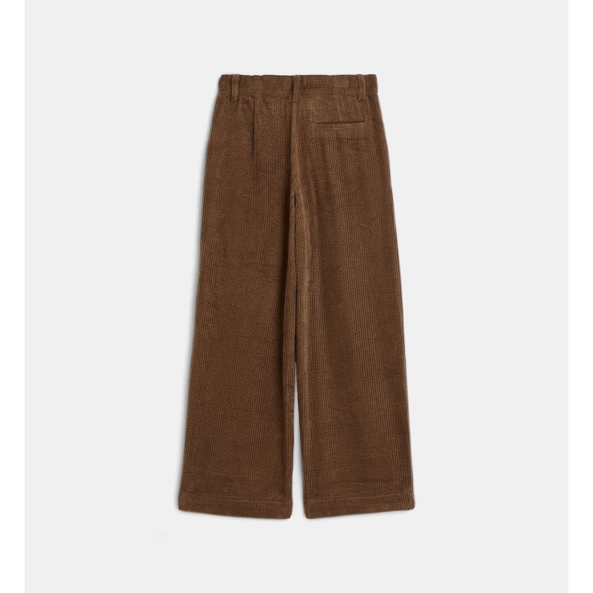 Pantalon tagenes velours milleraies coton bio marron, CADET ROUSSELLE