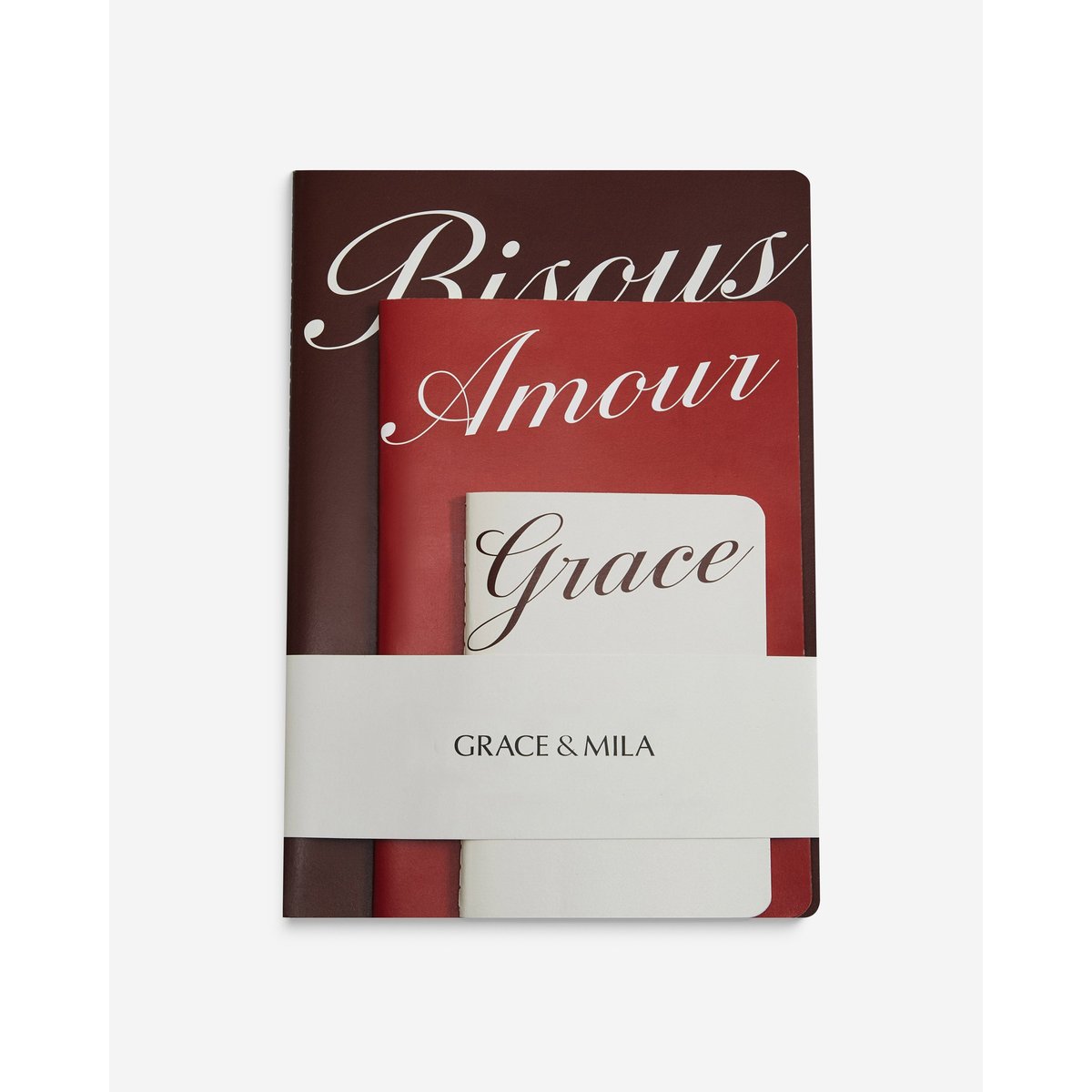 Set de 3 carnets multico adonis multico Grace & Mila | La Redoute