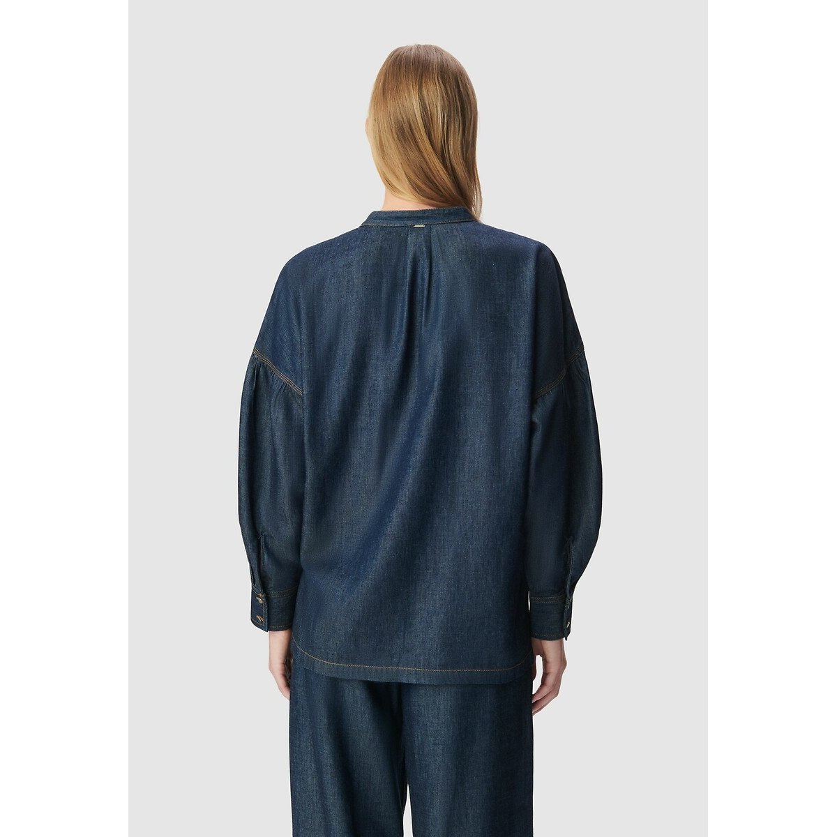 Oversize V-Neck Blouse with Long Sleeves 90002932, IKKS