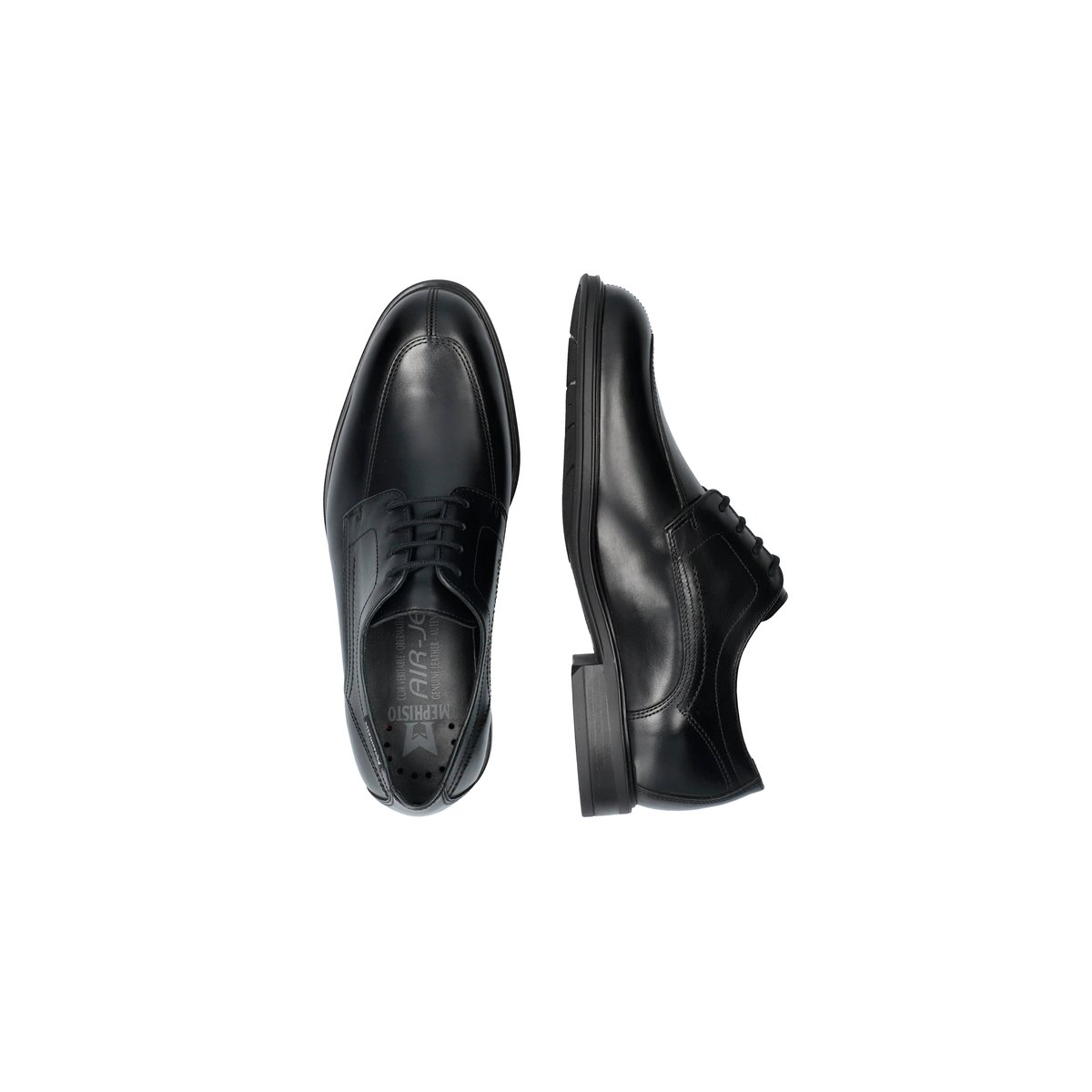 Derbies en cuir KOREY noir p5137883, MEPHISTO