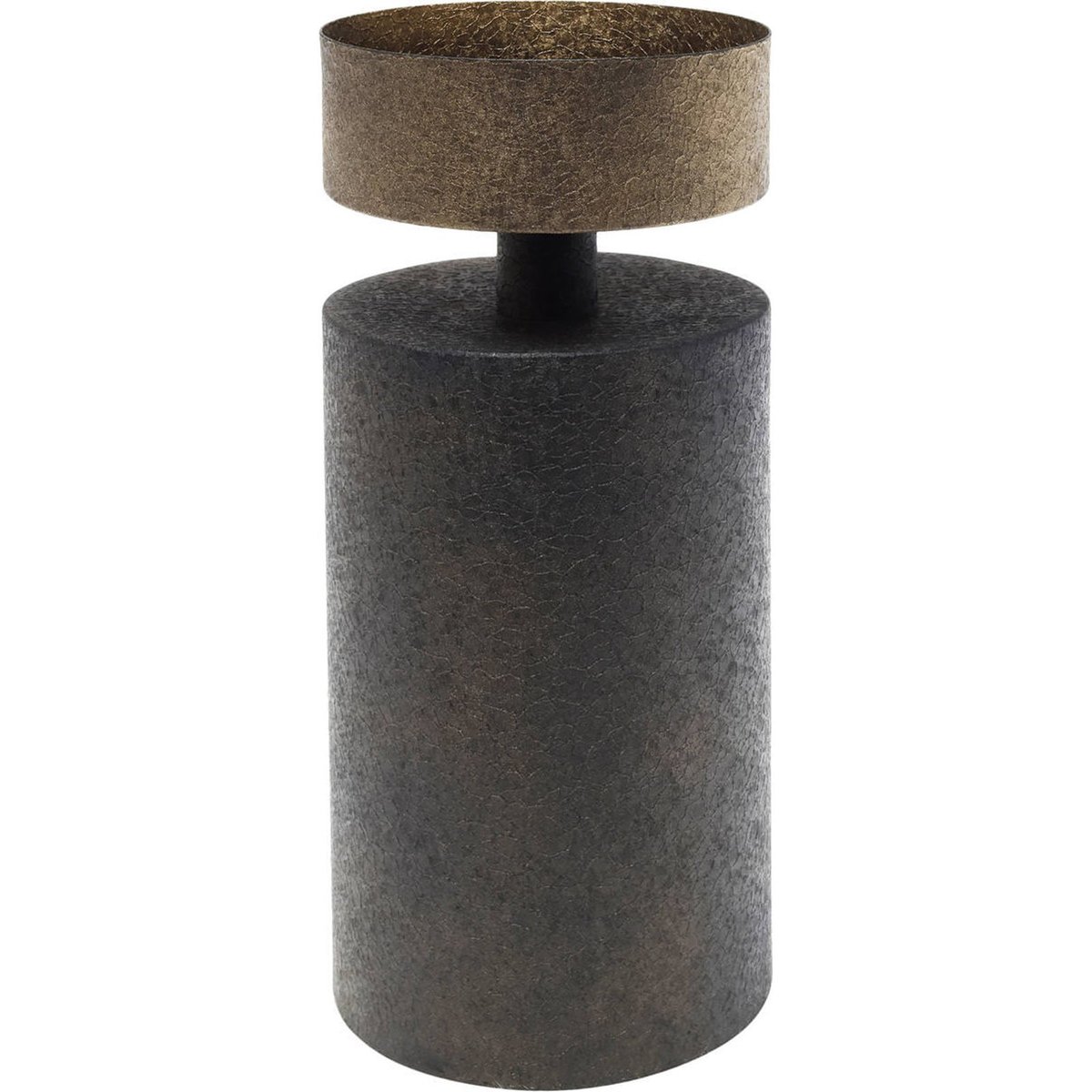 Bougeoir en fer finition laiton antique laiton antique, RECOLLECTION