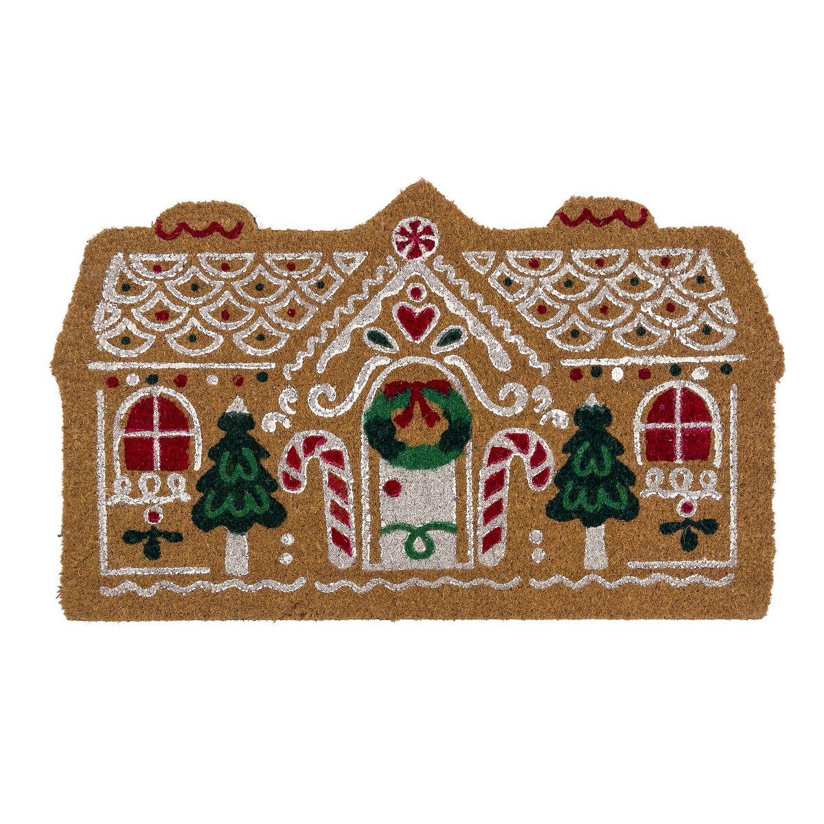 Christmas Gingerbread Cottage Coir Doormat multi-coloured, MY MAT