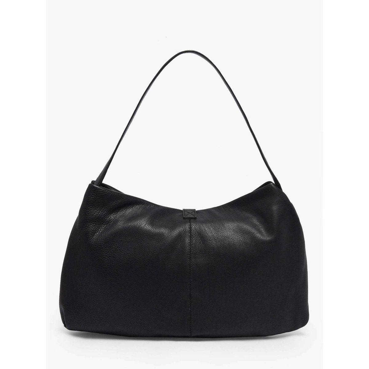 Sac porté épaule M Etalon cuir noir, ETRIER