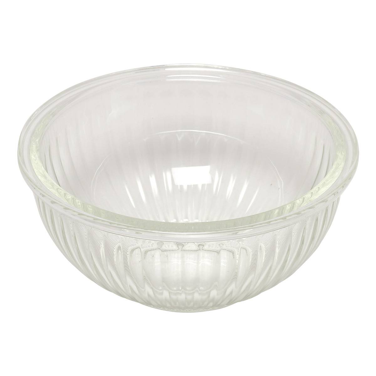Lot de 5 saladiers ronds en verre ESSENTIELS transparent, 5FIVE SIMPLY SMART