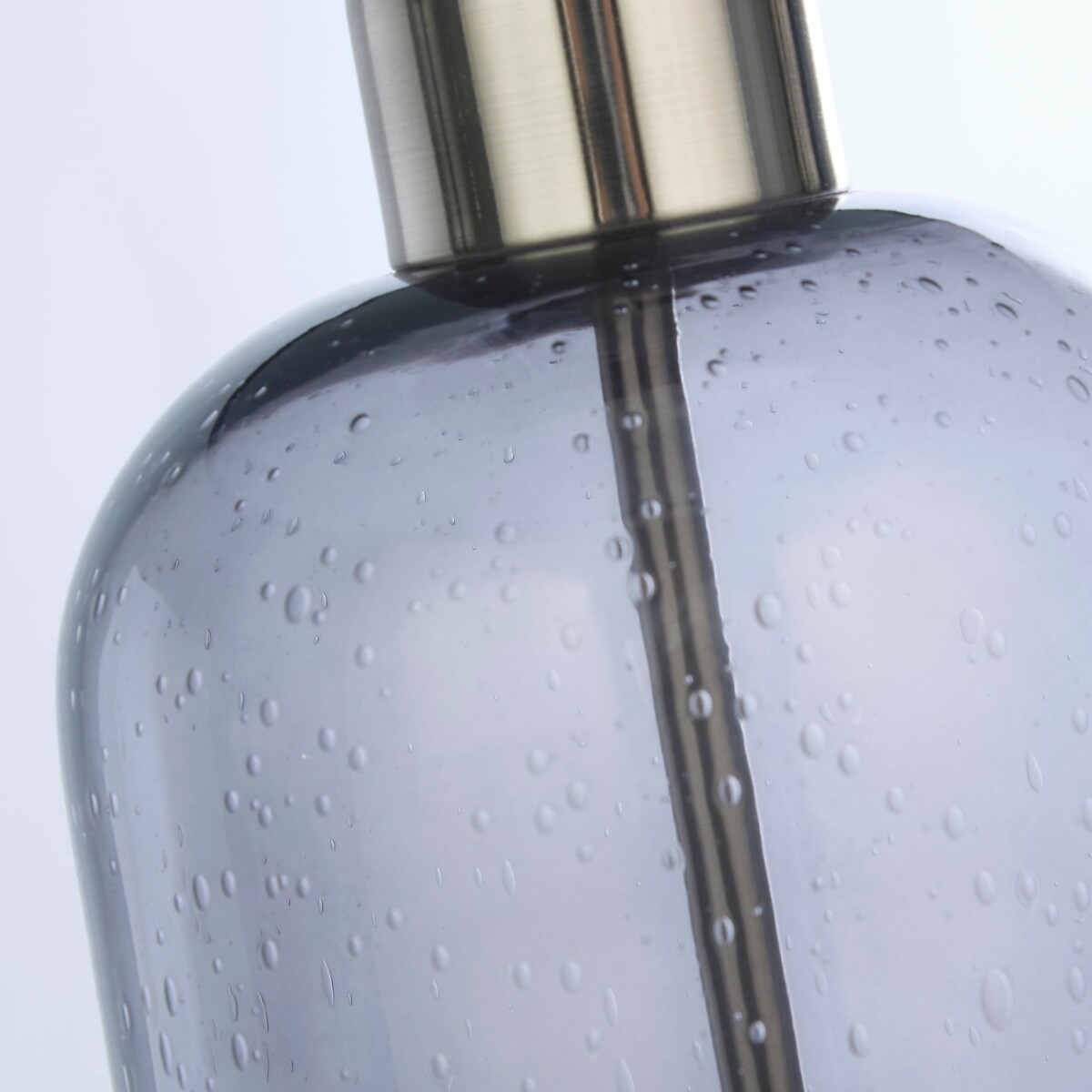 Belford Smoked Glass and Nickel Table Lamp silver-coloured, SO'HOME