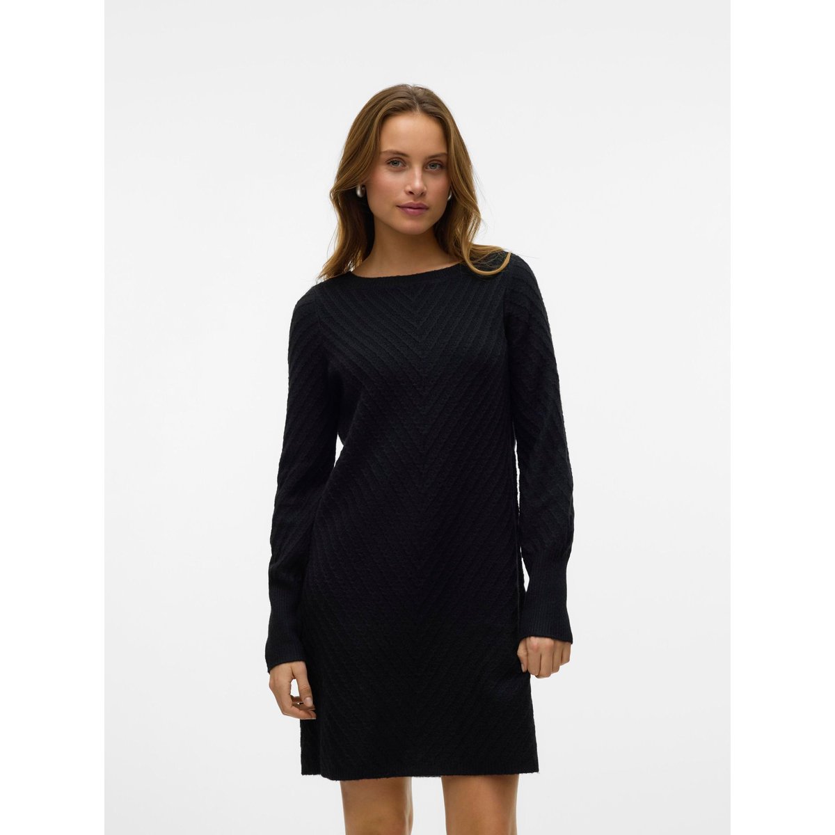 Robe En Maille noire - black, VERO MODA