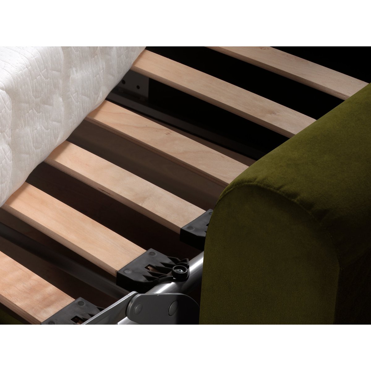 Lit - OWEN vert olive, BEST MOBILIER