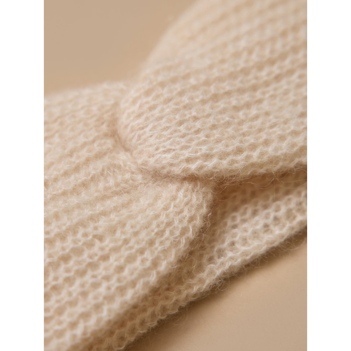 Headband en maille perlée ecru, CYRILLUS