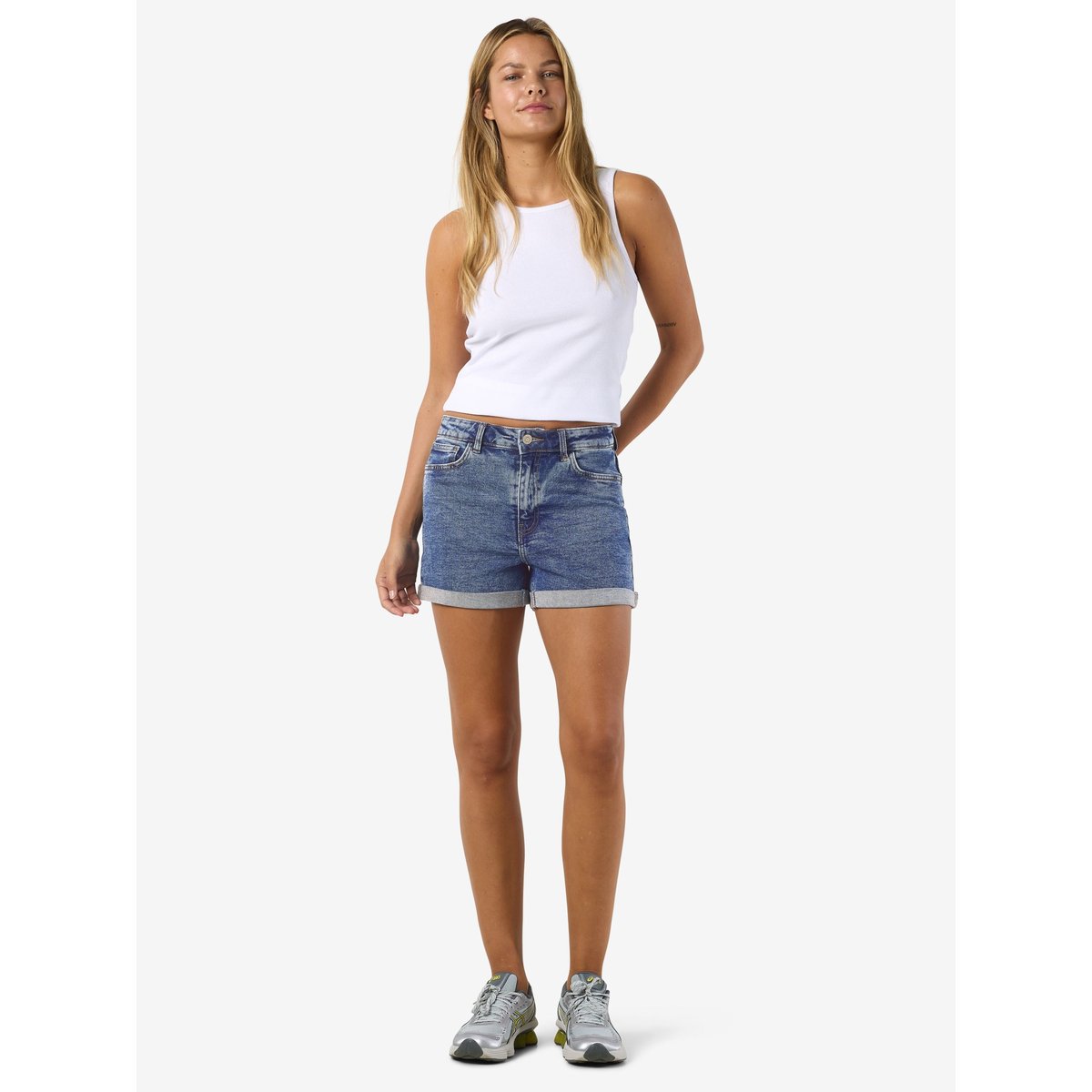 Shorts En Jean medium blue denim, NOISY MAY