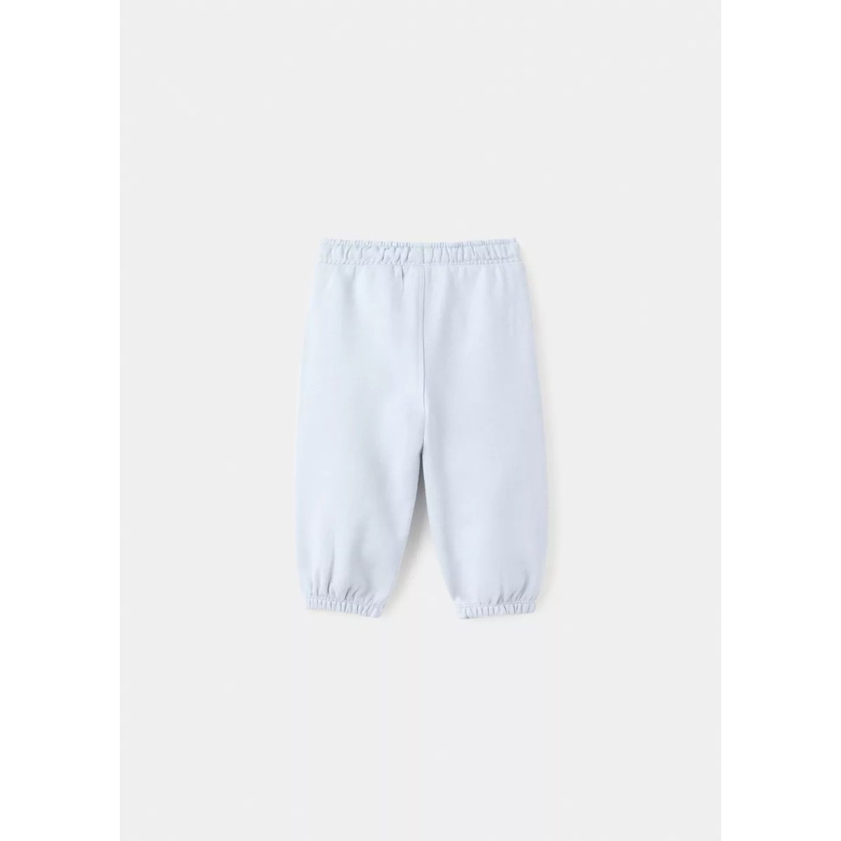 Pantalon jogger coton bleu ciel, MANGO BABY