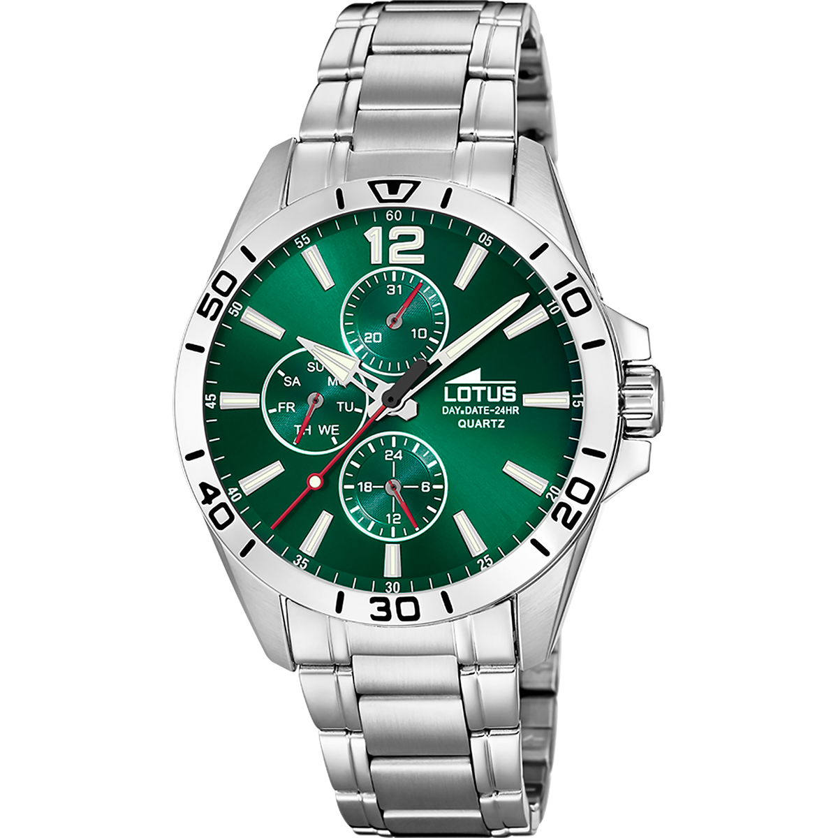 Montre Analogique MULTIFONCTIONS argenté argenté argenté, LOTUS