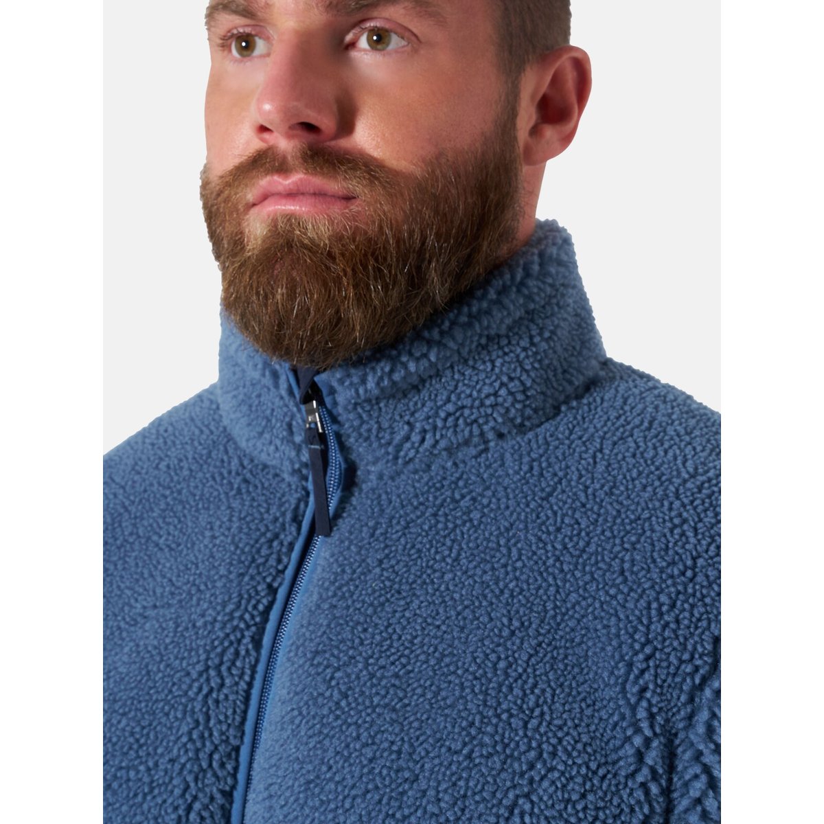Veste en maille polaire LOKERT bleu, JAN VANDERSTORM