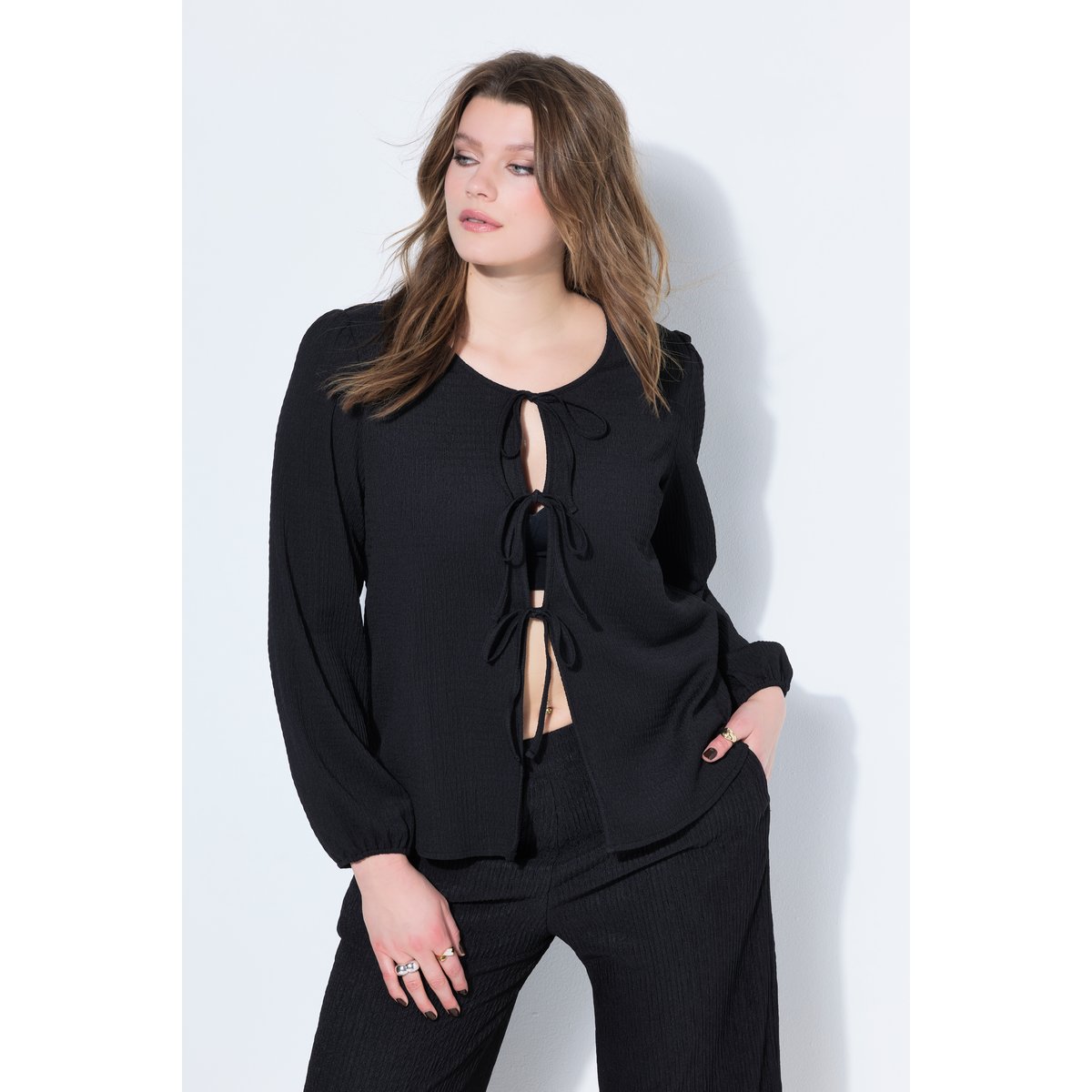 Blouse manches bouffantes noir, STUDIO UNTOLD