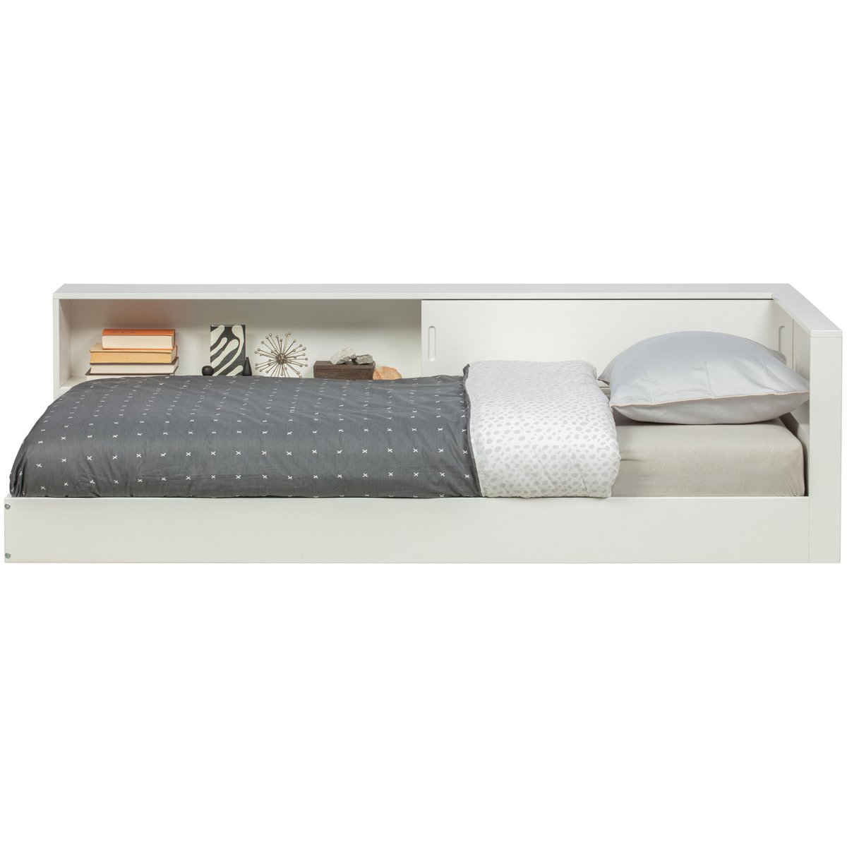 Lit enfant d'angle DIAN blanc, WOOOD