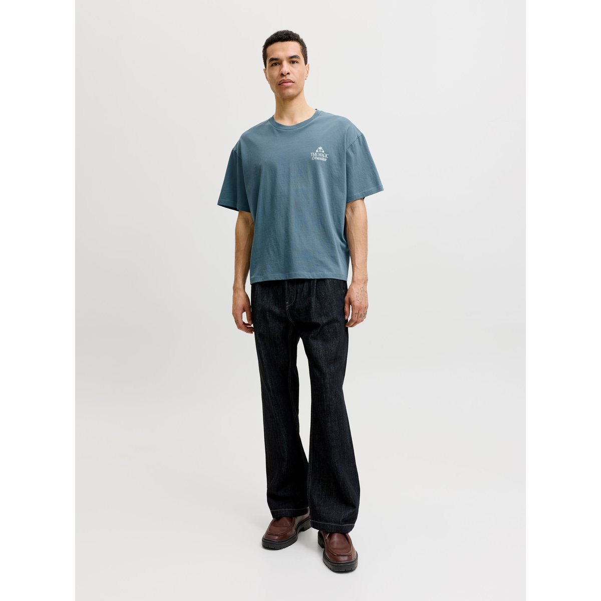 T-Shirt blue mirage 1, JACK & JONES