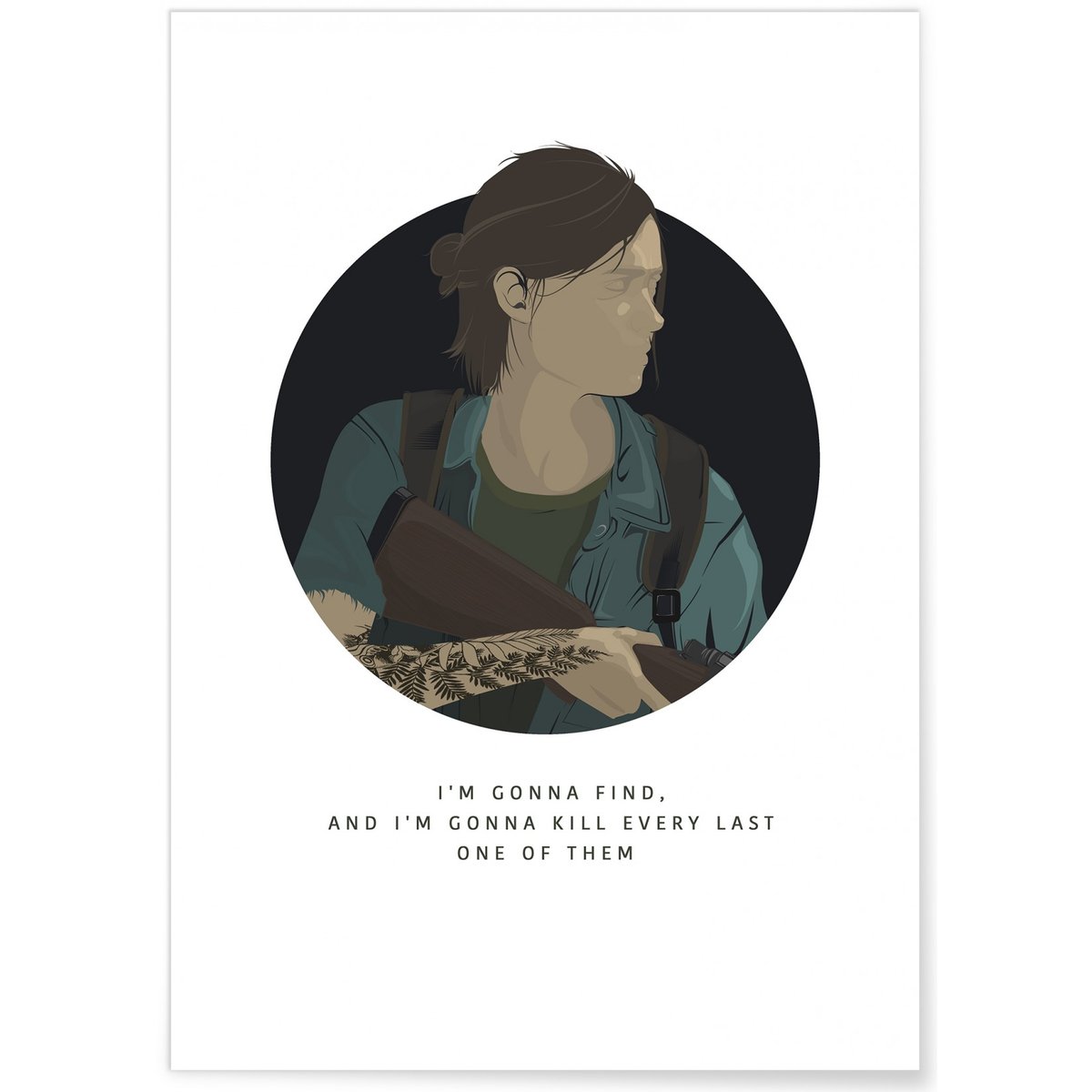 Affiche Ellie blanc, L'AFFICHERIE