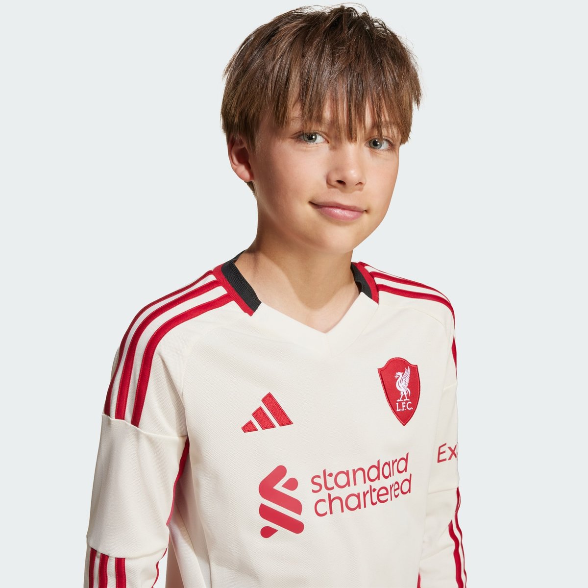 Maillot Extérieur Manches Longues Liverpool Fc 25/26 Enfants Maillot Extérieur Manches Longues Liverpool Fc 25/26 Enfants wonder white, adidas Performance
