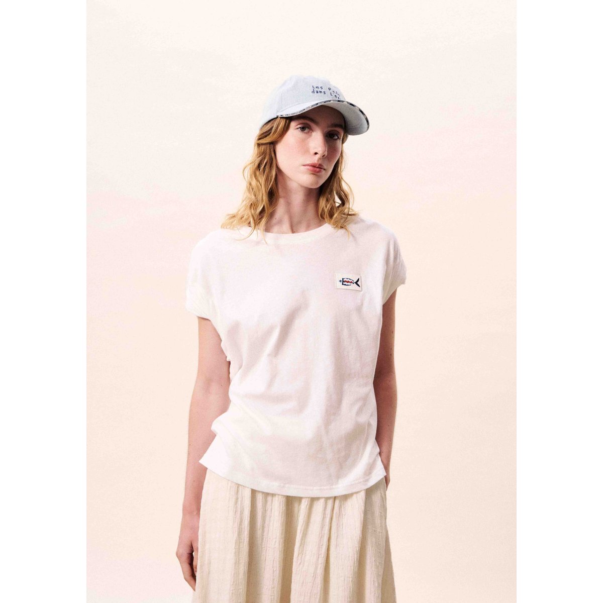 T-shirt LINDOS blanc, FRNCH