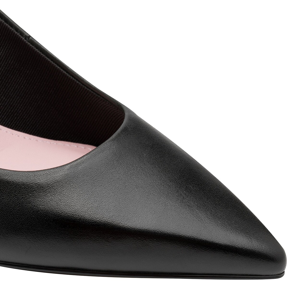 Escarpins pointus slingback en cuir noir, TAMARIS