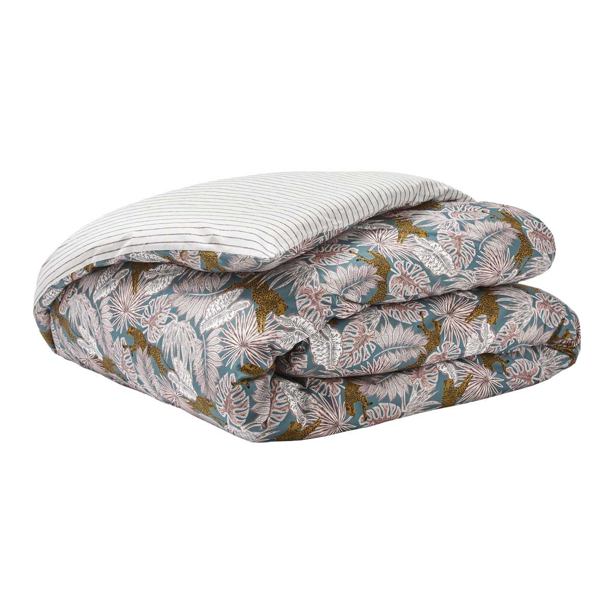 Housse de couette en percale de coton, LUXURIA violet, ESSIX