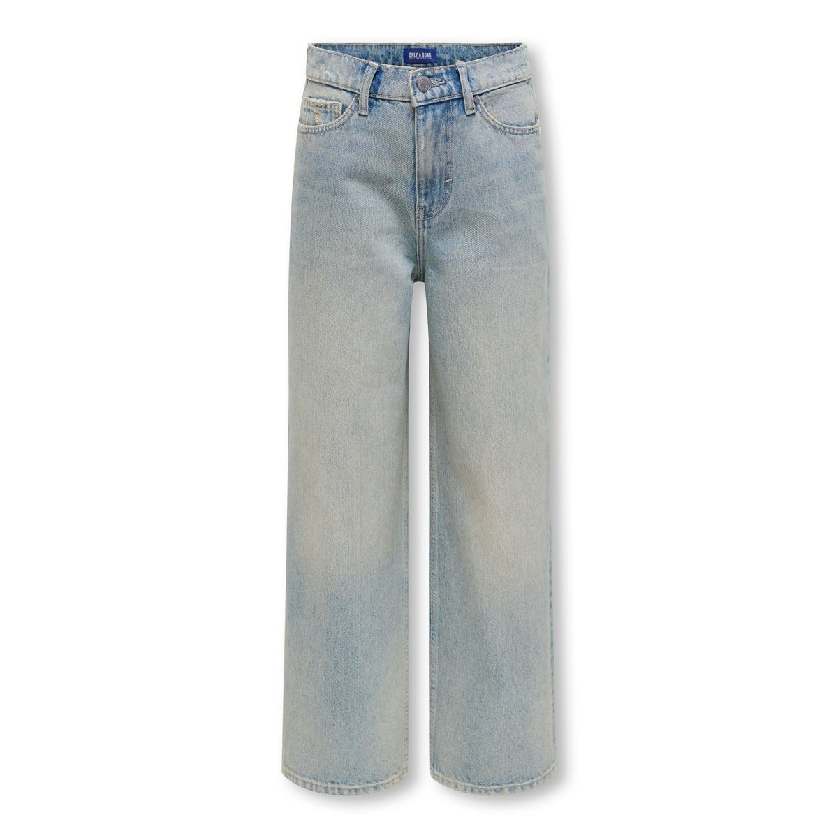 Jean À Jambe Large light blue denim, ONLY & SONS JUNIOR