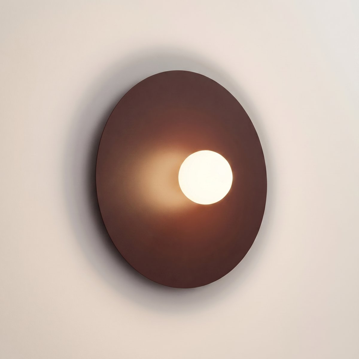 Applique murale Acier Marron G9 1 Ake marron, EDEN