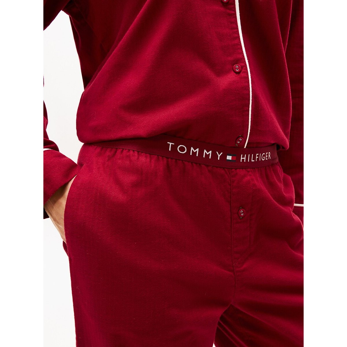 Pantalon de pyjama rouge, TOMMY HILFIGER