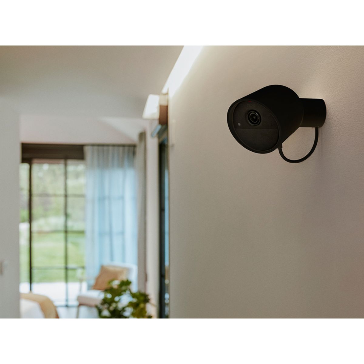 Caméra de surveillance SECURE 2K filaire noire couleur unique, PHILIPS HUE